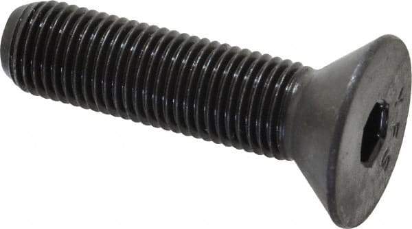Value Collection - 3/8-24 UNF Hex Socket Drive, 82° Flat Screw - Alloy Steel, Black Oxide Finish, Fully Threaded, 1-1/2" OAL - Exact Tool & Supply