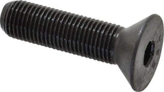 Value Collection - 3/8-24 UNF Hex Socket Drive, 82° Flat Screw - Alloy Steel, Black Oxide Finish, Fully Threaded, 1-1/2" OAL - Exact Tool & Supply