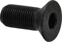 Value Collection - 1/2-20 UNF Hex Socket Drive, 82° Flat Screw - Alloy Steel, Black Oxide Finish, Fully Threaded, 1-1/4" OAL - Exact Tool & Supply
