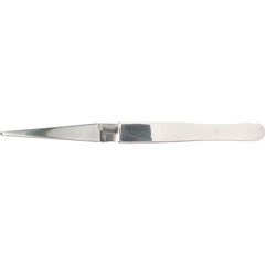 4 1/2″ Self Closing Sharp Tweezers - Exact Tool & Supply