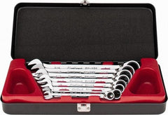 Blackhawk by Proto - 8 Piece, 5/16" to 3/4", Combination Wrench Set - Inch Measurement Standard, Full Polish Finish, Comes in Case - Exact Tool & Supply