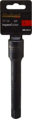 Blackhawk by Proto - 1/2" Drive Impact Socket Extension - 5" OAL - Exact Tool & Supply