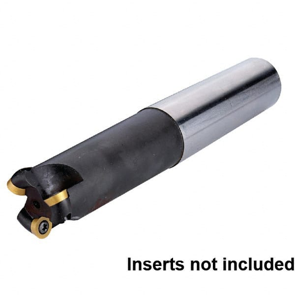 Kennametal - 1" Cutting Diam, 1" Diam Weldon Shank Indexable Copy End Mill - Exact Tool & Supply