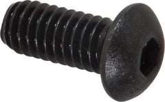 Value Collection - 5/16-18 UNC Hex Socket Drive, Button Screw - Alloy Steel, Black Oxide Finish, Fully Threaded, 3/4" Length Under Head - Exact Tool & Supply