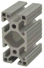 80/20 Inc. - 97 Inches Long x 3 Inches Wide x 1-1/2 Inches High, T Slotted Aluminum Extrusion - 1.7288 Square Inches, Clear Anodized Finish - Exact Tool & Supply