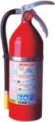 Kidde - 5 Lb, 3-A:40-B:C Rated, Dry Chemical Fire Extinguisher - 4-1/4" Diam x 15" High, 195 psi, 18' Discharge in 14 sec, Rechargeable, Steel Cylinder - Exact Tool & Supply