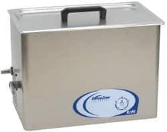 L&R Ultrasonic - Bench Top Water-Based Ultrasonic Cleaner - 3.25 Gal Max Operating Capacity, Stainless Steel Tank - Exact Tool & Supply