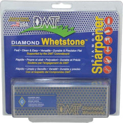DMT - 6" Long x 2" Wide x 3/4" Thick, Diam ond Sharpening Stone - Rectangle, 325 Grit, Coarse Grade - Exact Tool & Supply