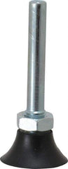 Merit Abrasives - 1" Diam Quick-Change Type P Disc Backing Pad - 1/4" Shank Diam, Medium Density, 40,000 RPM, Power-Lock Type 1 Compatible - Exact Tool & Supply