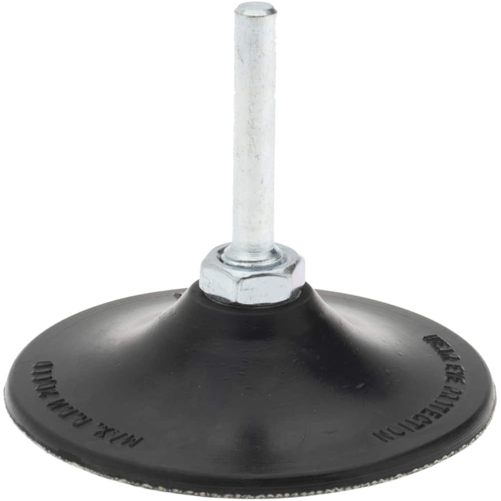 Merit Abrasives - 3" Diam Quick-Change Type P Disc Backing Pad - Exact Tool & Supply