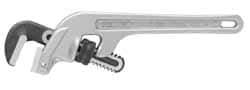 Ridgid - 14" Aluminum End Pipe Wrench - 2" Pipe Capacity - Exact Tool & Supply