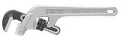 Ridgid - 10" Aluminum End Pipe Wrench - 1-1/2" Pipe Capacity - Exact Tool & Supply