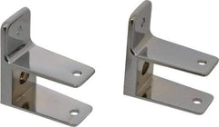 Value Collection - Washroom Partition Pilaster to Wall Bracket Kit - Compatible with Toilet Stalls - Exact Tool & Supply