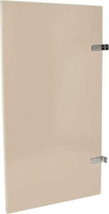Bradley - Washroom Partition Steel Urinal Panel - 23 Inch Wide x 42 Inch High, ADA Compliant Stall Compatibility, Almond - Exact Tool & Supply