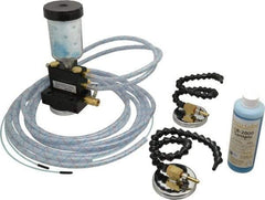 Accu-Lube - 2 Outlet, 10 Ounce Tank Capacity, Micro Lubricant System - 12' Coolant Line Length - Exact Tool & Supply