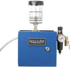 Accu-Lube - 1 Outlet, 10 Ounce Tank Capacity, Micro Lubricant System - 12' Coolant Line Length - Exact Tool & Supply