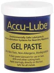 Accu-Lube - Accu-Lube, 8 oz Jar Cutting Fluid - Natural Ingredients, For Drilling, Reaming, Tapping - Exact Tool & Supply
