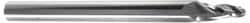 Onsrud - 1/8" Cutting Diam x 1" Length of Cut, 2 Flute, Upcut Spiral Router Bit - Uncoated, Right Hand Cut, Solid Carbide, 3" OAL x 1/4" Shank Diam, Ball End Taper - Exact Tool & Supply