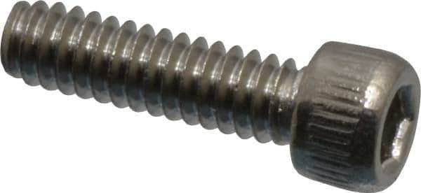 Value Collection - #3-48 UNC Hex Socket Drive, Socket Cap Screw - Grade 18-8 Stainless Steel, 3/8" Length Under Head - Exact Tool & Supply