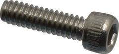 Value Collection - #3-48 UNC Hex Socket Drive, Socket Cap Screw - Grade 18-8 Stainless Steel, 3/8" Length Under Head - Exact Tool & Supply