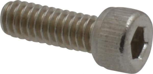 Value Collection - #5-40 UNC Hex Socket Drive, Socket Cap Screw - Grade 18-8 Stainless Steel, 3/8" Length Under Head - Exact Tool & Supply