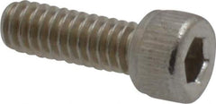 Value Collection - #5-40 UNC Hex Socket Drive, Socket Cap Screw - Grade 18-8 Stainless Steel, 3/8" Length Under Head - Exact Tool & Supply