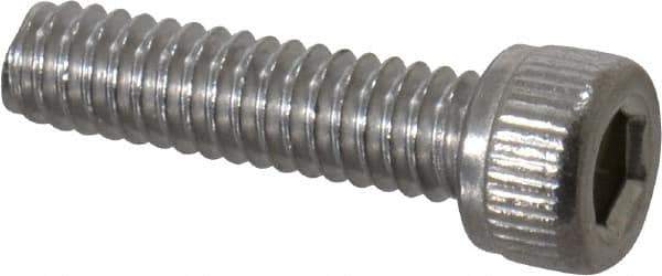 Value Collection - #5-40 UNC Hex Socket Drive, Socket Cap Screw - Grade 18-8 Stainless Steel, 1/2" Length Under Head - Exact Tool & Supply
