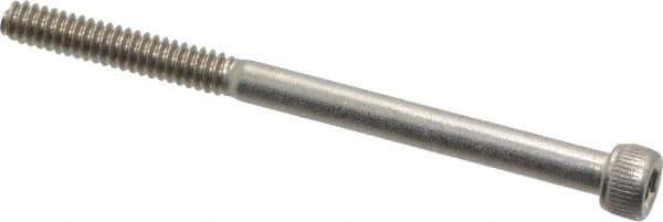 Value Collection - #6-32 UNC Hex Socket Drive, Socket Cap Screw - Grade 18-8 Stainless Steel, 2" Length Under Head - Exact Tool & Supply