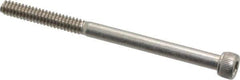 Value Collection - #6-32 UNC Hex Socket Drive, Socket Cap Screw - Grade 18-8 Stainless Steel, 2" Length Under Head - Exact Tool & Supply