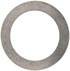 Made in USA - 0.02" Thick, 1-1/4" Inside x 1-3/4" OD, Round Shim - Uncoated 302/304 Stainless Steel - Exact Tool & Supply