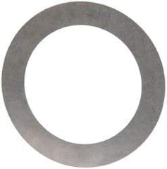 Made in USA - 0.003" Thick, 1-1/4" Inside x 1-3/4" OD, Round Shim - Uncoated 302/304 Stainless Steel - Exact Tool & Supply