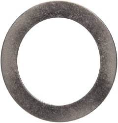 Made in USA - 0.03" Thick, 1-1/4" Inside x 1-3/4" OD, Round Shim - Uncoated 302/304 Stainless Steel - Exact Tool & Supply