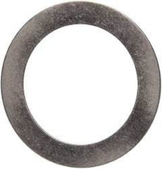 Made in USA - 0.03" Thick, 1-1/4" Inside x 1-3/4" OD, Round Shim - Uncoated 302/304 Stainless Steel - Exact Tool & Supply
