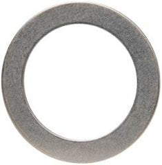 Made in USA - 0.048" Thick, 1-1/4" Inside x 1-3/4" OD, Round Shim - Uncoated 302/304 Stainless Steel - Exact Tool & Supply