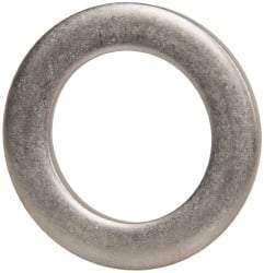 Made in USA - 0.06" Thick, 1-1/4" Inside x 1-3/4" OD, Round Shim - Uncoated 302/304 Stainless Steel - Exact Tool & Supply