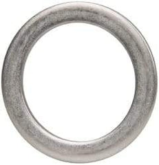 Made in USA - 1/8" Thick, 1-3/8" Inside x 1-7/8" OD, Round Shim - Uncoated 302/304 Stainless Steel - Exact Tool & Supply
