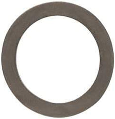 Made in USA - 0.06" Thick, 1-3/8" Inside x 1-7/8" OD, Round Shim - Uncoated 302/304 Stainless Steel - Exact Tool & Supply