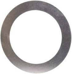 Made in USA - 0.008" Thick, 1-3/8" Inside x 1-7/8" OD, Round Shim - Uncoated 302/304 Stainless Steel - Exact Tool & Supply