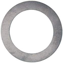Made in USA - 0.02" Thick, 1-1/2" Inside x 2-1/8" OD, Round Shim - Uncoated 302/304 Stainless Steel - Exact Tool & Supply