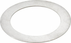 Made in USA - 0.024" Thick, 1-1/2" Inside x 2-1/8" OD, Round Shim - Uncoated 302/304 Stainless Steel - Exact Tool & Supply