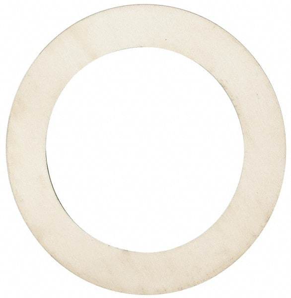 Made in USA - 0.003" Thick, 1-1/2" Inside x 2-1/8" OD, Round Shim - Uncoated 302/304 Stainless Steel - Exact Tool & Supply