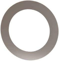 Made in USA - 0.004" Thick, 1-1/2" Inside x 2-1/8" OD, Round Shim - Uncoated 302/304 Stainless Steel - Exact Tool & Supply