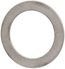 Made in USA - 0.048" Thick, 1-1/2" Inside x 2-1/8" OD, Round Shim - Uncoated 302/304 Stainless Steel - Exact Tool & Supply