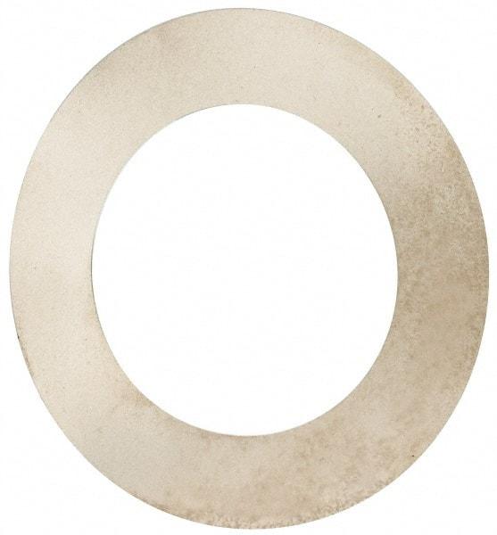 Made in USA - 0.002" Thick, 1-3/4" Inside x 2-3/4" OD, Round Shim - Uncoated 302/304 Stainless Steel - Exact Tool & Supply
