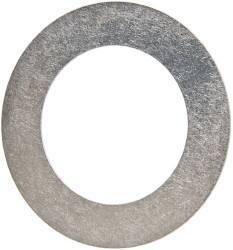 Made in USA - 0.02" Thick, 1-3/4" Inside x 2-3/4" OD, Round Shim - Uncoated 302/304 Stainless Steel - Exact Tool & Supply
