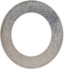 Made in USA - 0.02" Thick, 1-3/4" Inside x 2-3/4" OD, Round Shim - Uncoated 302/304 Stainless Steel - Exact Tool & Supply