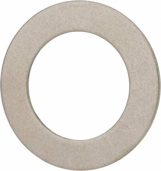 Made in USA - 0.09" Thick, 1-3/4" Inside x 2-3/4" OD, Round Shim - Uncoated 302/304 Stainless Steel - Exact Tool & Supply