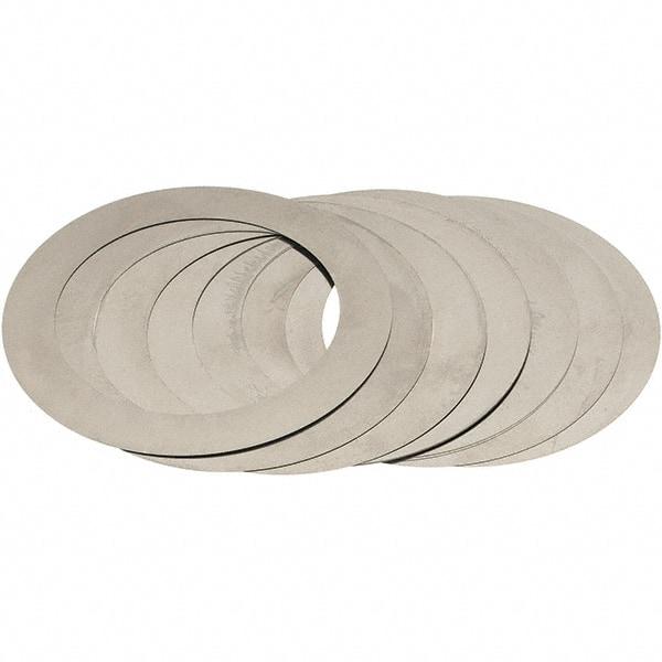 Made in USA - 0.003" Thick, 2" Inside x 2-3/4" OD, Round Shim - Uncoated 302/304 Stainless Steel - Exact Tool & Supply