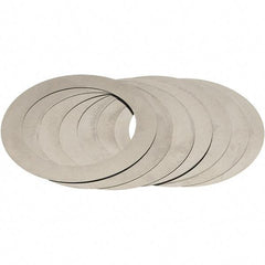 Made in USA - 0.003" Thick, 2" Inside x 2-3/4" OD, Round Shim - Uncoated 302/304 Stainless Steel - Exact Tool & Supply