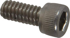 Value Collection - #8-32 UNC Hex Socket Drive, Socket Cap Screw - Grade 18-8 Stainless Steel, 3/8" Length Under Head - Exact Tool & Supply